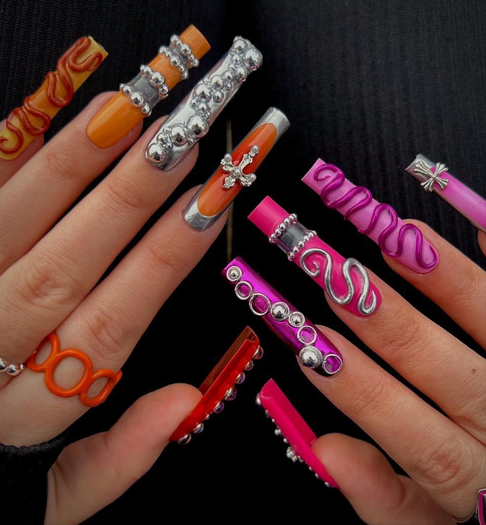 Creative Colored Nail Designs To Brighten Your Day