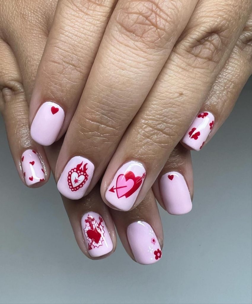 Pretty Short Valentine’s Day Nail Designs You’ll Love in 2025